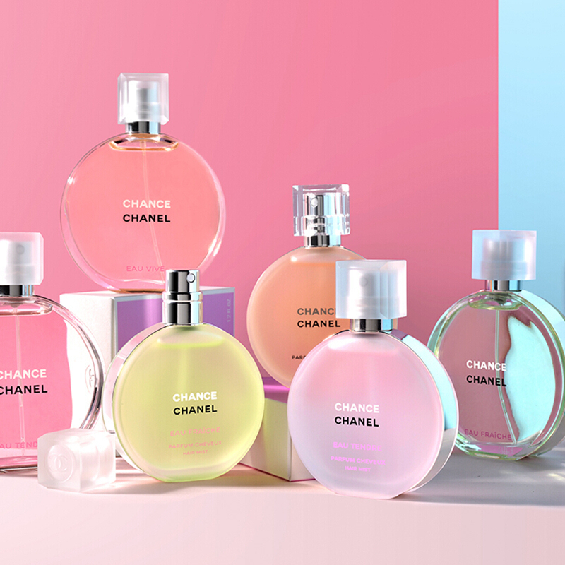香奈儿 (chanel) 粉色邂逅edt35ml 淡香持久机会 柔情女士香水