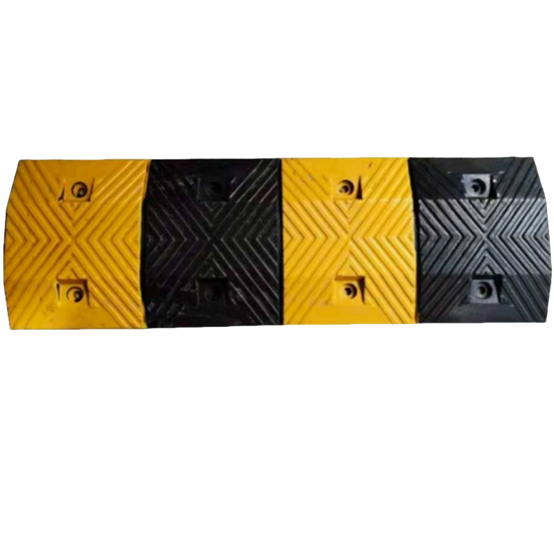 哈志友橡胶减速带1000*350*50mm外形美观,优质材料,质量优越高清大图