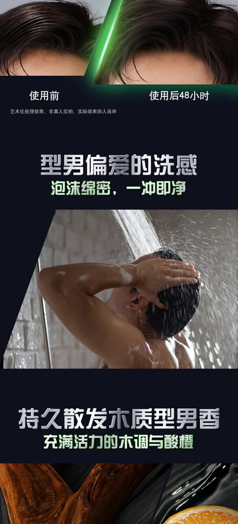 清扬 270gCLEAR清扬男士头皮劲活专研控油蓬松型去屑洗发露高清大图