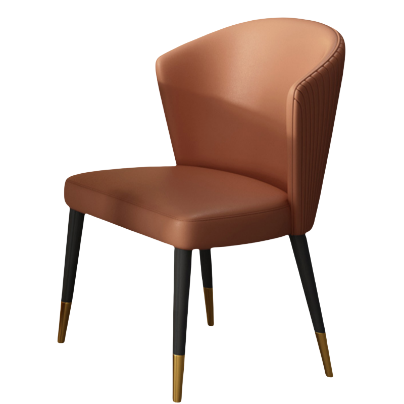 演发 餐椅皮质 把高清大图