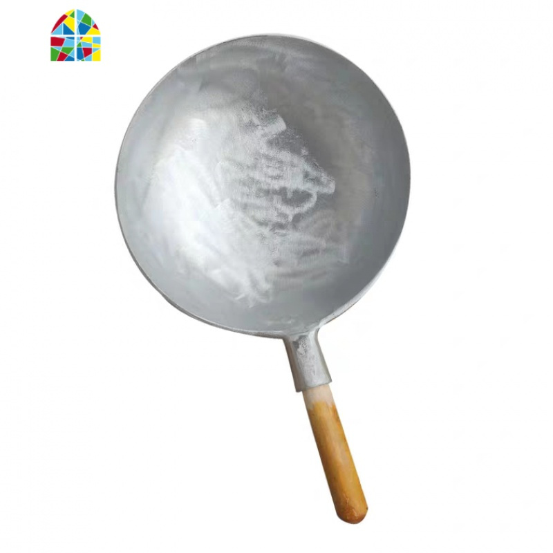 兰州拉面铝炒锅加厚铝炒锅馍馍铝锅平底铝炒锅铝锅fenghou平底铝炒锅