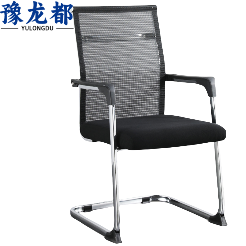 豫龙都 弓形椅 黑色 把高清大图