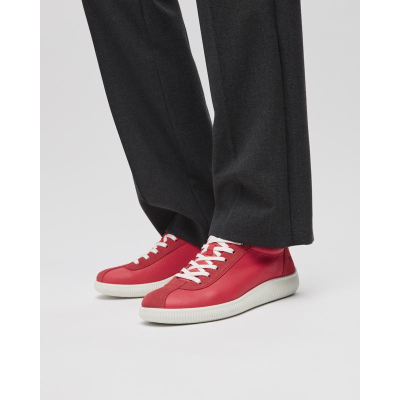 爱步(ECCO)女鞋休闲板鞋柔软零感透气舒适百搭平底系带运动鞋日常高清大图