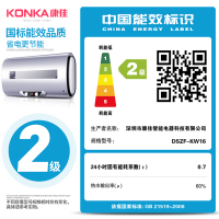 康佳（KONKA） 电热水器 储水式 双内胆旋钮式 速热节能 家用40升3000瓦 DSZF-KW16 二级能效