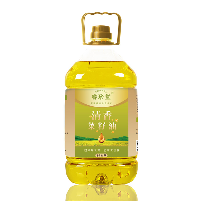 睿珍堂清香菜籽油5L(一级)