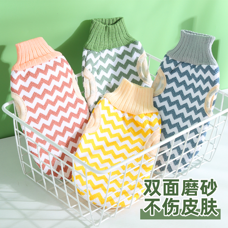 搓澡巾洗澡巾强力搓泥手套家用双面搓背背条女士不疼搓灰韩国男士高清大图