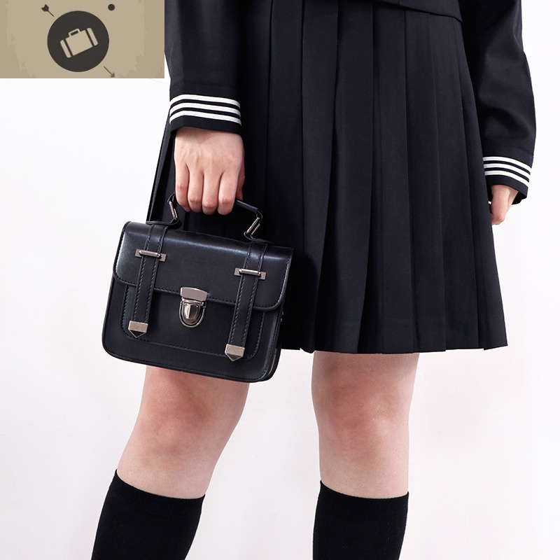 呜咚小铺jk制服包包女复古学院风迷你斜挎lolita日系剑桥手提通勤 艾