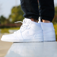 耐克AIR Jordan 1 MID 美国直邮正品 AJ1乔1男子新欢运动休闲中帮篮球鞋
