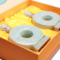 [中华特色]河北供销馆 羊羔美酒 17度玉润 500ml*2瓶礼盒装 半甜型黄酒养生酒年货礼品酒 河北石家庄特产