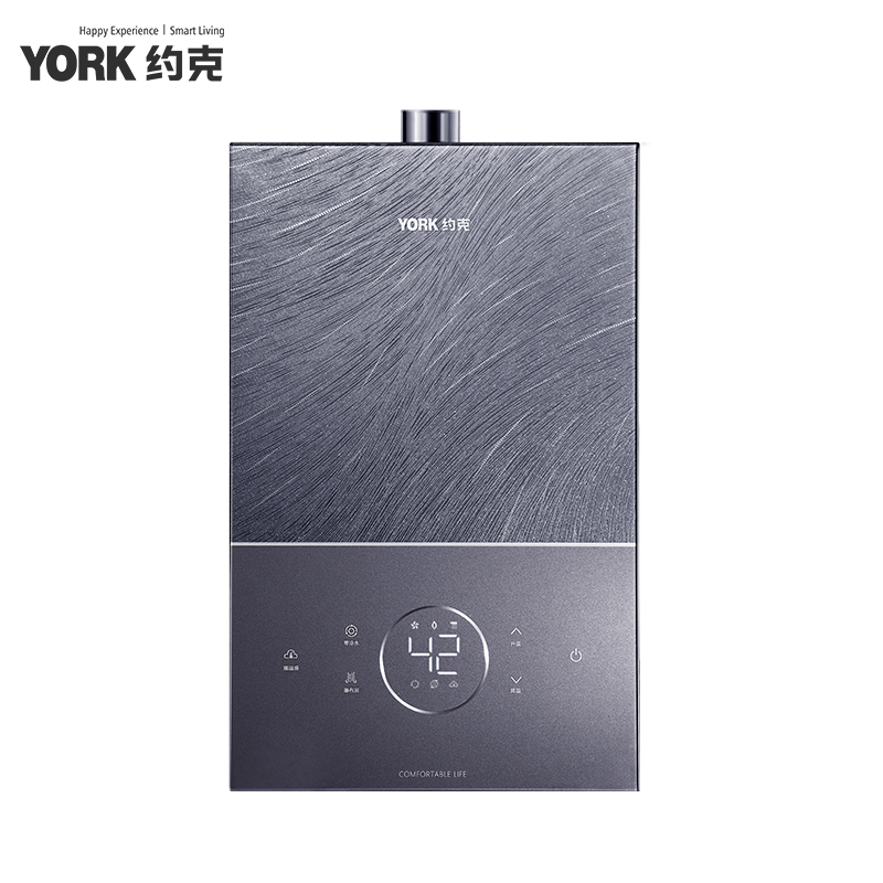 约克(YORK)燃气热水器16升零冷水家用强排恒温变频智控节能省气JSQ30-F16AL高清大图