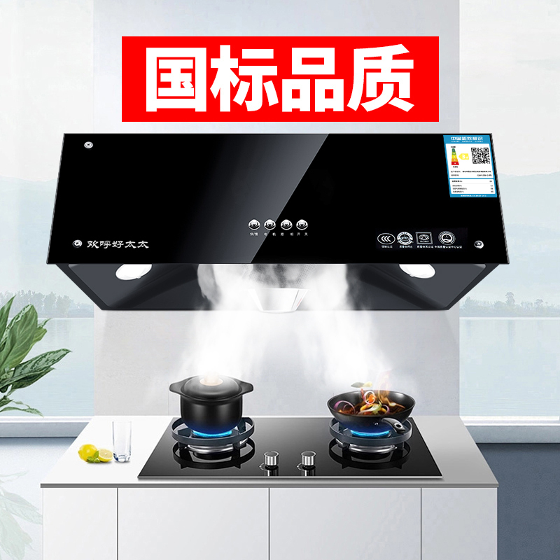 欢呼好太太中式抽油烟机家用 13立方大吸力老式吸油烟机出租房公寓小