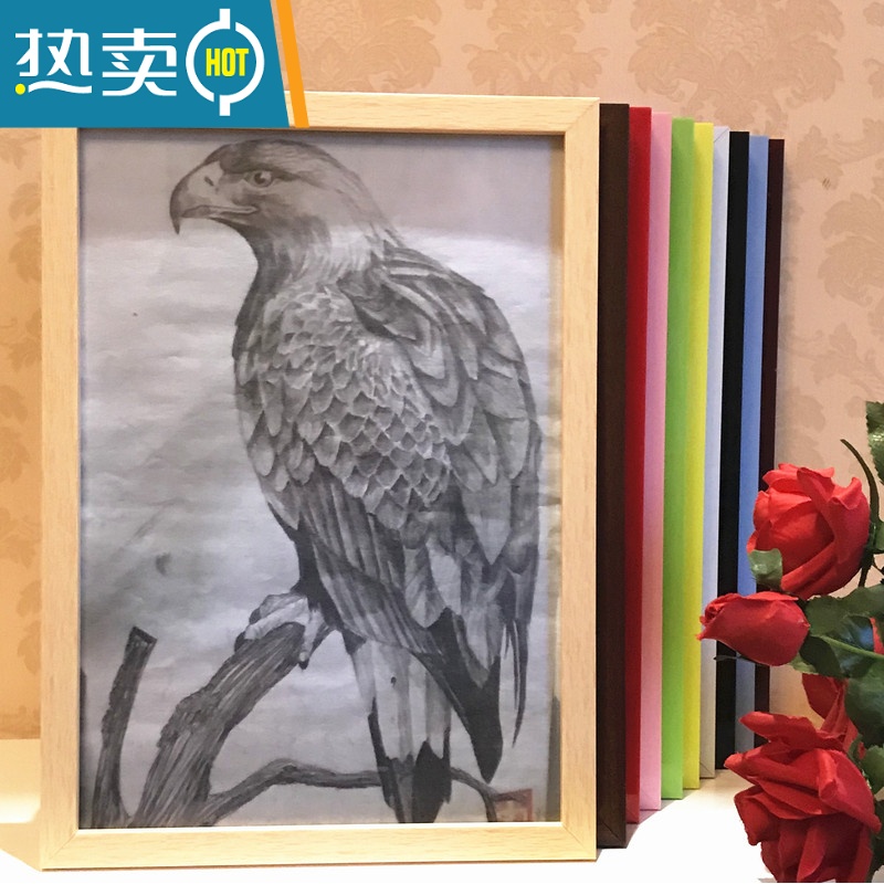 敬平创意相框挂墙7 8 10摆台16 18 20 24寸8开4K海报装裱画框A3a4 白色 10寸挂式(可放20.2*2高清大图