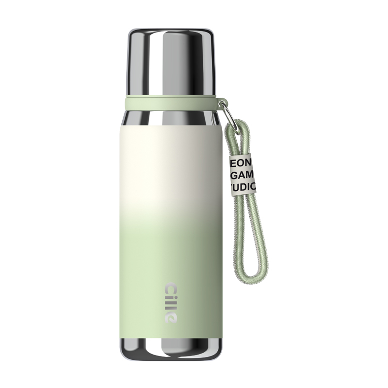 希乐Cille保温杯女生高颜值316不锈钢水杯子男生大容量户外健身水杯630ml高清大图