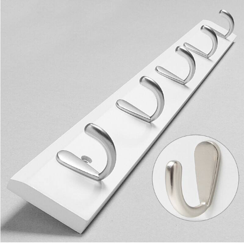 衣架壁挂式厅实木挂钩衣服衣帽钩后墙挂排钩木质客厅墙上墙壁