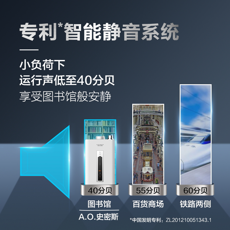 A.O.史密斯 家用燃气快速热水器 室内强制排气式 JSQ26-CSCX