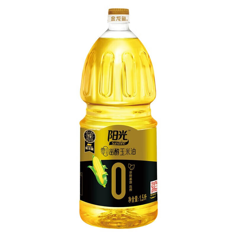 金龙鱼 阳光零反式脂肪甾醇玉米油1.5LHC