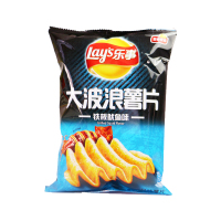 乐事大波浪薯片70g铁板鱿鱼味