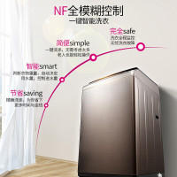 三洋（SANYO）8.5公斤全自动直驱变频波轮洗衣机自动投放家用大容量洗衣机DB85399BDA（钛金灰）