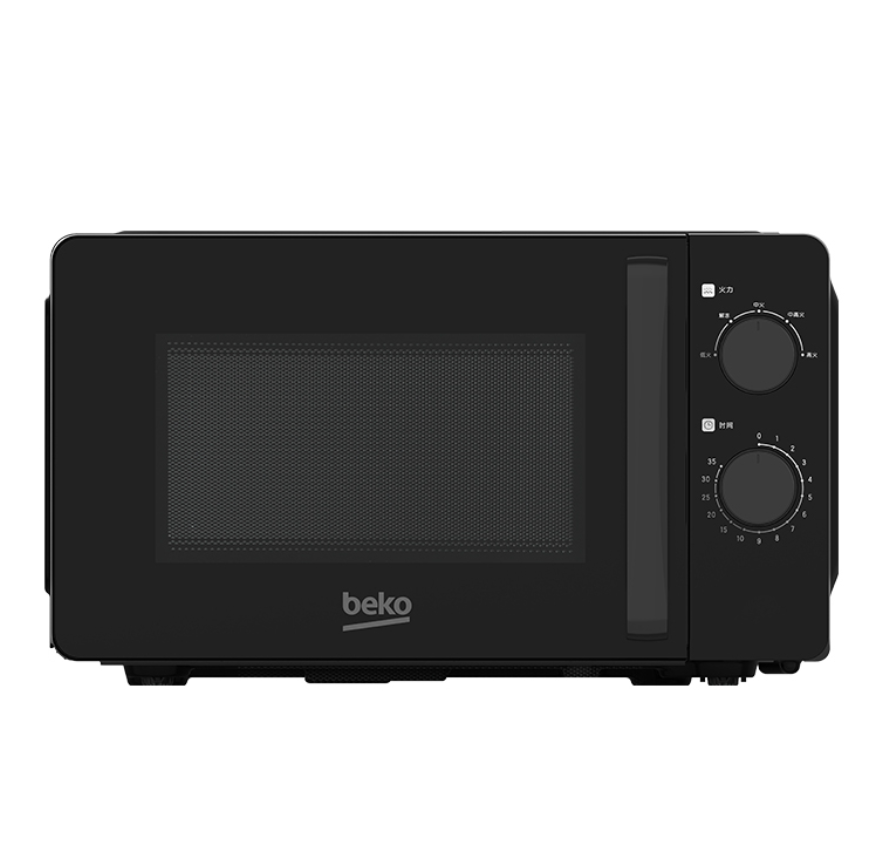 倍科微波炉BM20M-W6 20升 大平板底盘 易清洁内胆旋钮操控 精准控温五档火力高清大图