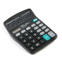 得力(deli)837ES 12位太阳能双电源计算器