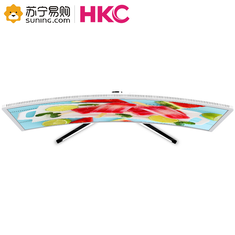 惠科(HKC)C400 39英寸3000R曲面VA广视角不闪屏高清台式机液晶电脑显示器护眼屏幕(DVI/VGA接口)