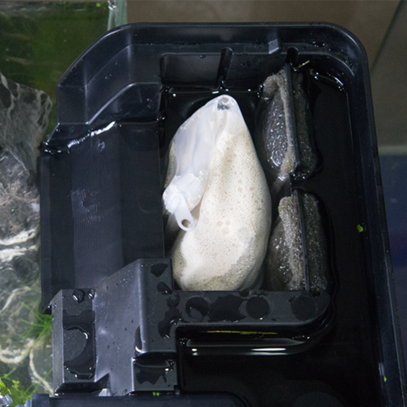 鱼缸过滤棉污力丸蛋白棉除水过滤材料养鱼水族净水剂去污丸高清大图