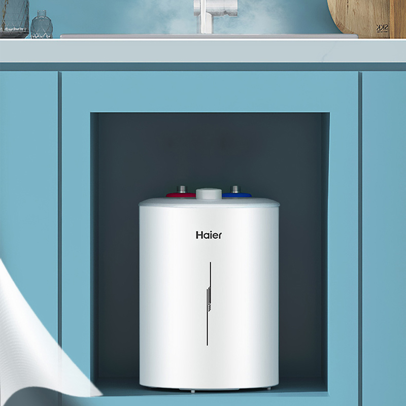 海尔(Haier小厨宝上出水6.6升 一级能效 金刚三层胆2200W速热 小型电热水器 厨宝洗碗神器高清大图