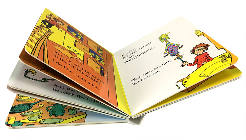 [正版]送音频英文原版There’s a Wocket in My Pocket口袋里的小毛怪苏斯博士阅读启蒙纸板书0-高清大图