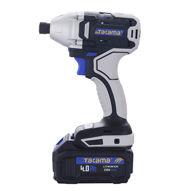 高松takama 锂电无刷充电手电钻起子机20V单排平推冲击起子一电一充 818030 1台 20V单排平推冲击起子一电一充