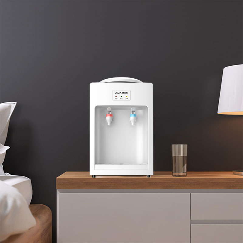[奥克斯11]台式饮水机小型家用立式制冷制热迷你新款冰热饮水器 白色