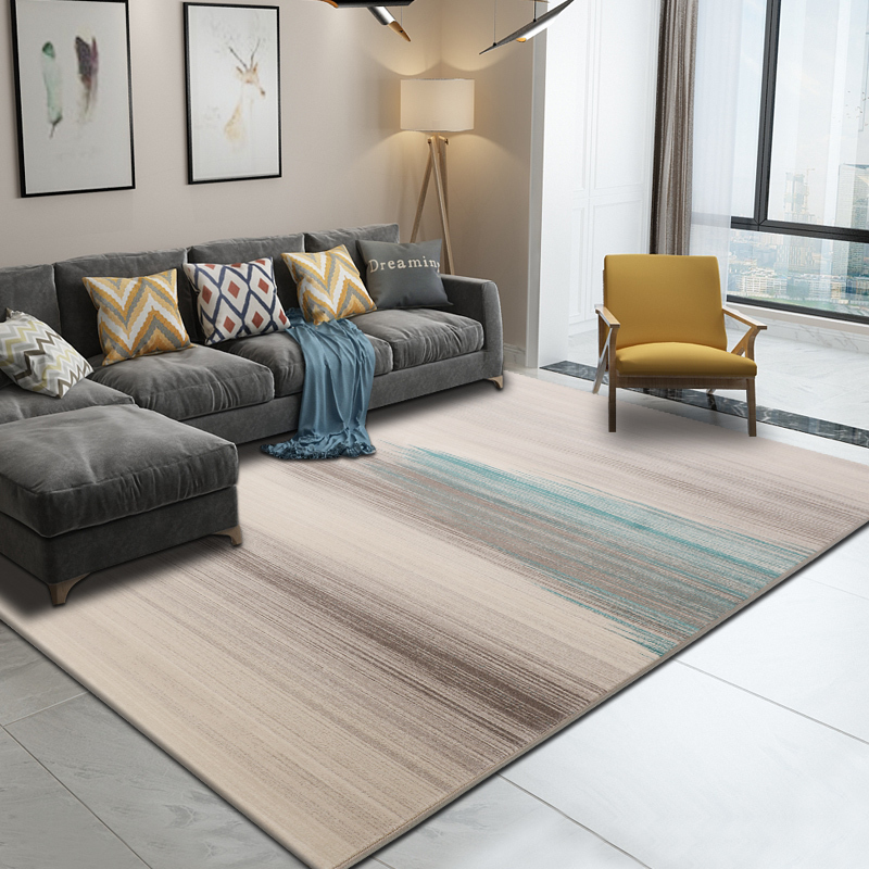 美帮汇客厅地毯茶几沙发北欧简约现代北欧风美式床边毯卧室欧式房间ins 沙-青 300厘米&times;400厘米