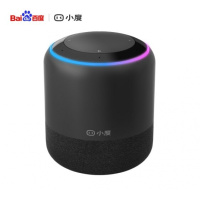 小度智能音箱1S官方正品AI机器人家用蓝牙语音通话wifi音响小杜-黑色