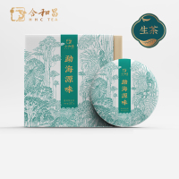 合和昌 2019年勐海源味 原生态古树春茶 普洱生茶饼 357克(单位:盒)