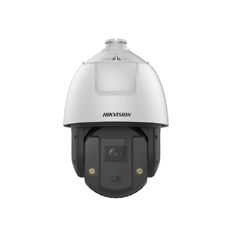 海康威视智能球型摄像机400万臻全彩双眸球机视频