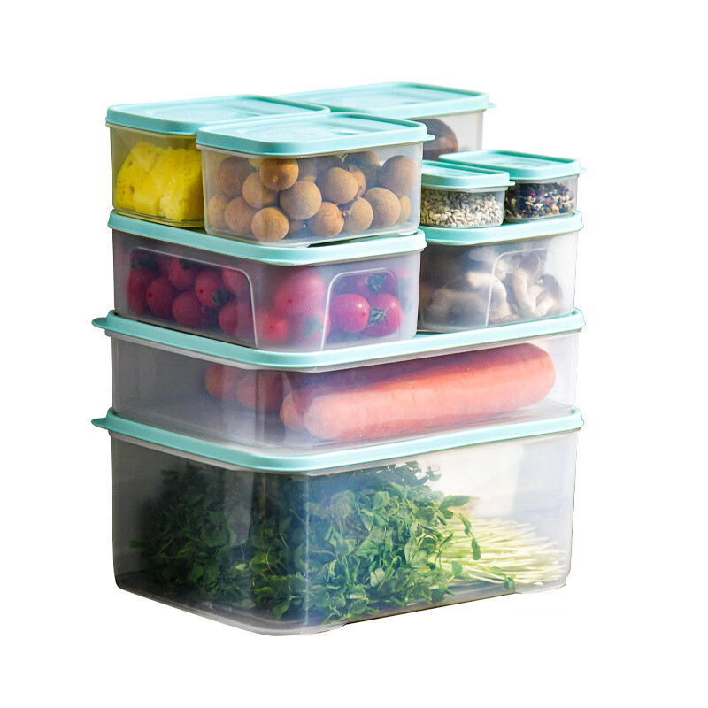 禧天龙(Citylong) KH-4050保鲜盒2个装(松石绿)家用食品抗菌收纳盒高清大图