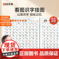 【挂图】语文识字表挂图儿童小学生生字表认字学习一二年级上册下册挂图儿童宝宝看图识字幼儿园小孩启蒙早教汉字表学习神器墙贴