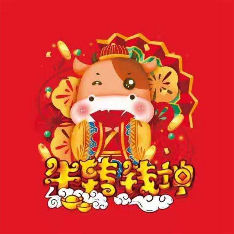 牛转乾坤抱枕A款40*40
