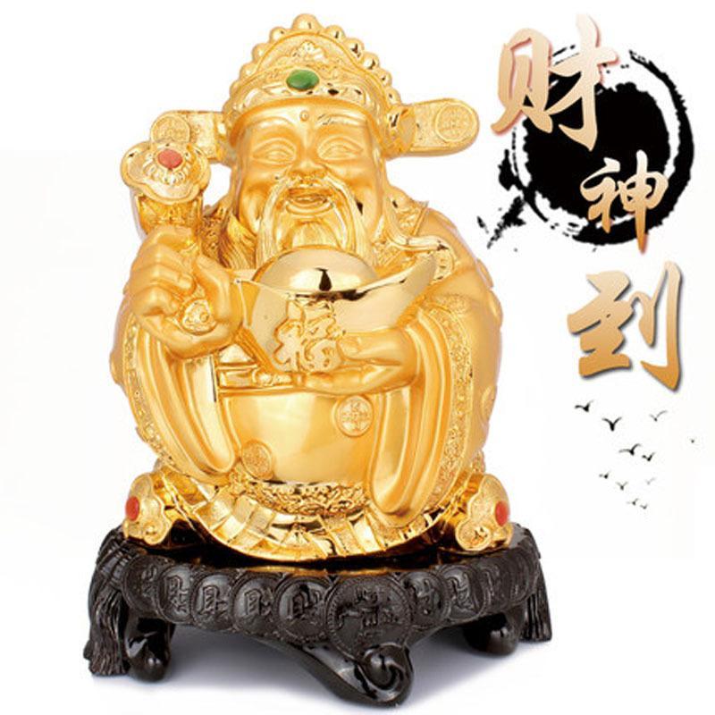 财神爷摆件 武文财神佛像招财乔迁开业礼品摆设送女朋友七夕情人节礼物