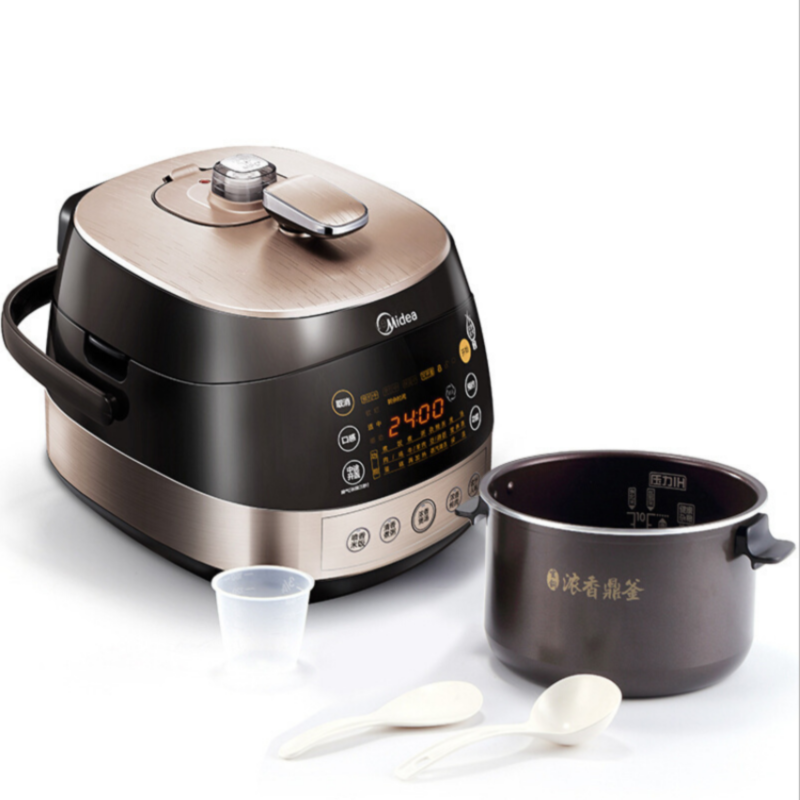 美的(Midea) MY-HS5060P 家用智能IH电压力锅大容量 5L 金色