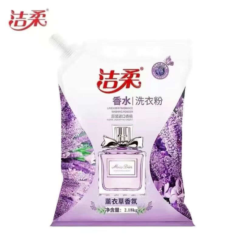 洁柔柔顺增艳洗衣粉薰衣草香氛1.008kg(单位:袋)