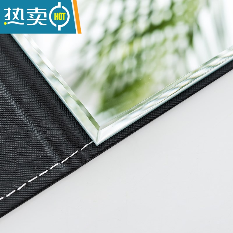 敬平网红镜子化妆镜折叠台式便携随身高清学生宿舍女大小号桌面梳妆镜 中号[粉色]便携式用镜高清大图