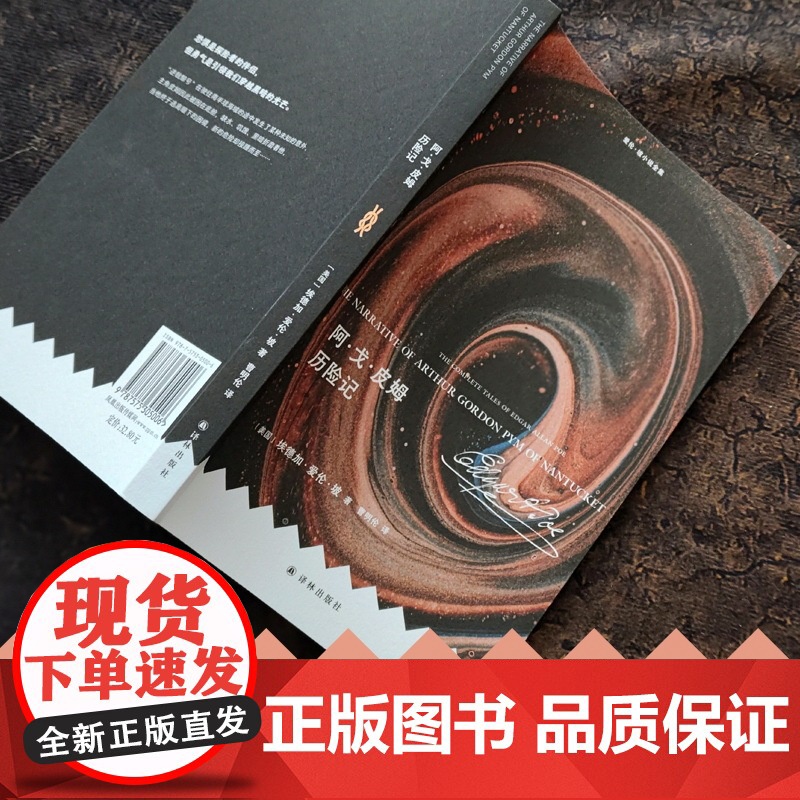 爱伦·坡小说全集:阿·戈·皮姆历险记 爱伦·坡唯一长篇小说历经千险也未磨灭的远航之梦 梅尔维尔《白鲸》灵感来源外国长篇小高清大图