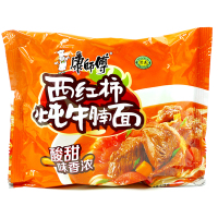 康师傅方便面袋面老陈醋番茄牛腩面酸爽香醇泡面五连包番茄鲜蔬面 西红柿鸡蛋打卤面 泡面五连包