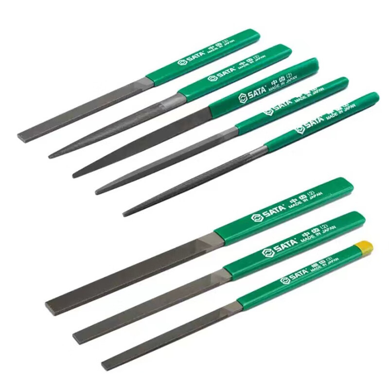 世达(SATA)金属打磨钳工锉木工钢挫刀迷你中齿平锉