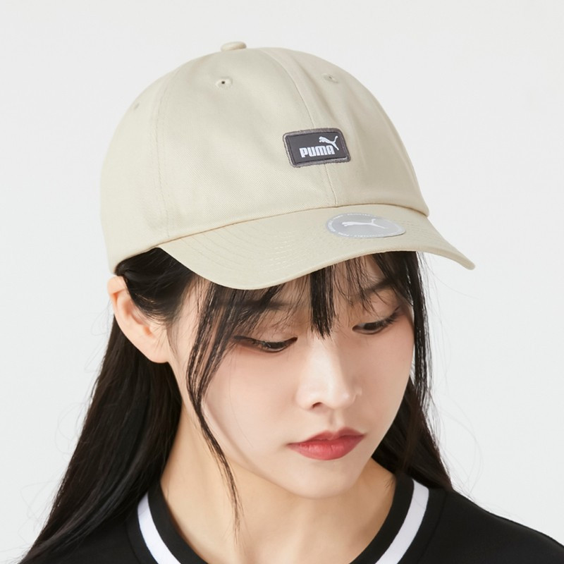 彪马(PUMA)休闲帽男女 户外运动帽太阳帽时尚基础款经典棒球帽中性鸭舌帽 023669-05-米白色 ADULT
