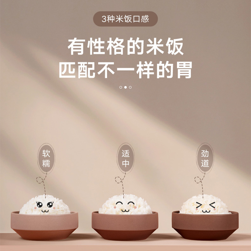 美的(Midea)电饭煲多功能家用智能2-4人蒸煮 一锅两用3升小电饭锅MB-EFB3030H