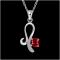 N045 Women Silver Necklace韩版简约坠镀银项链送女生礼物首饰送女朋友七夕情人节礼物
