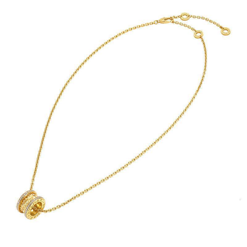 bvlgari宝格丽2020春夏新款bzero1岩石项链金链和金吊坠镶边钻石密钉