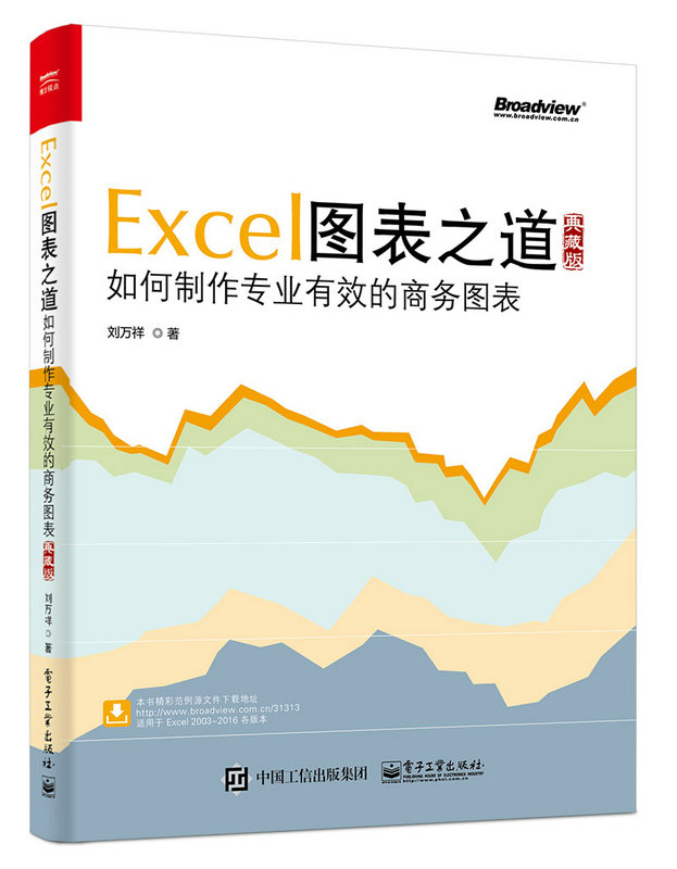 【正版图书】Excel图表之道 如何制作专业有效的商务图表 典藏版 刘万祥著 excel表格设计制作教程书籍 商务表格制