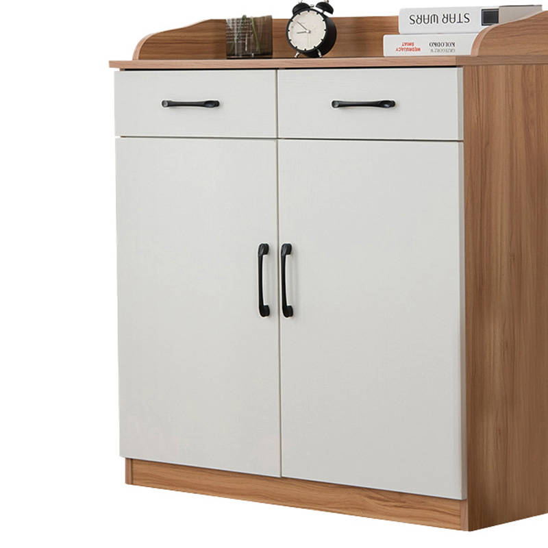 筑亮 餐边柜 80cm黄白 台高清大图